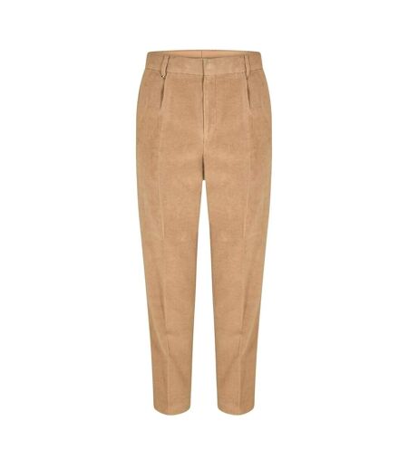 Mens Peter Straight Leg Trousers Beige Boss