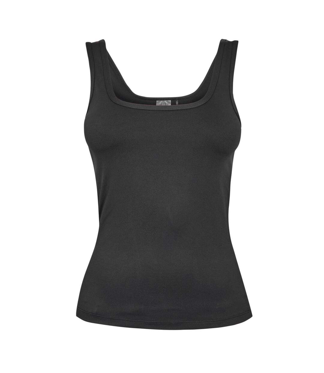 Womens/ladies Pro Essential Vest Top Black USA-2