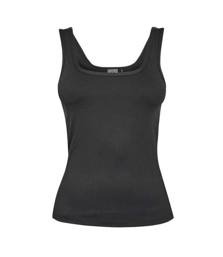 Womens/ladies Pro Essential Vest Top Black USA