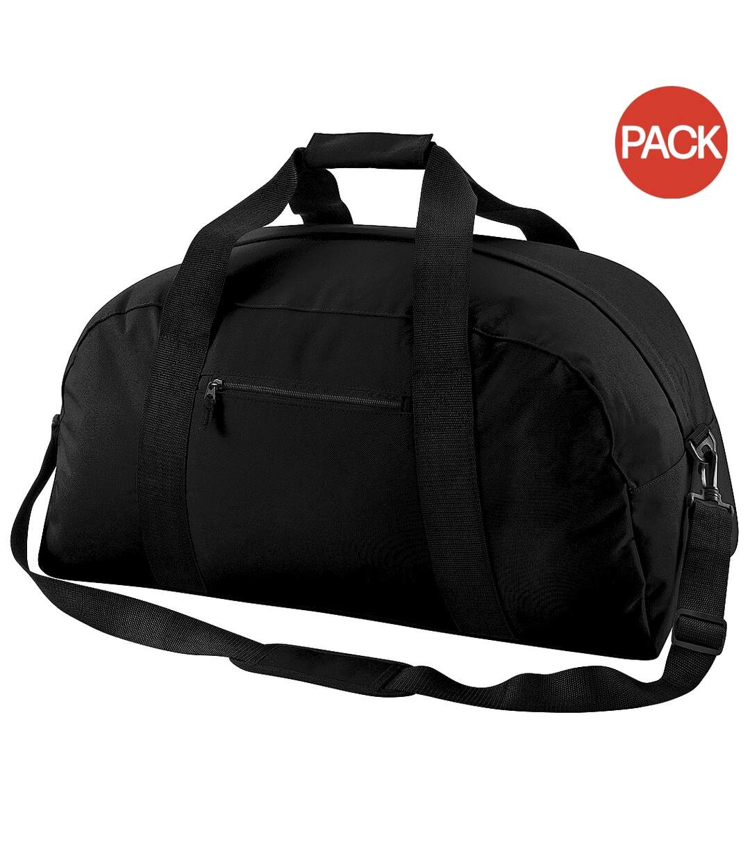 Lot de 2  Sac de voyage classique taille unique noir BagBase-1