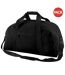 Lot de 2  Sac de voyage classique taille unique noir BagBase