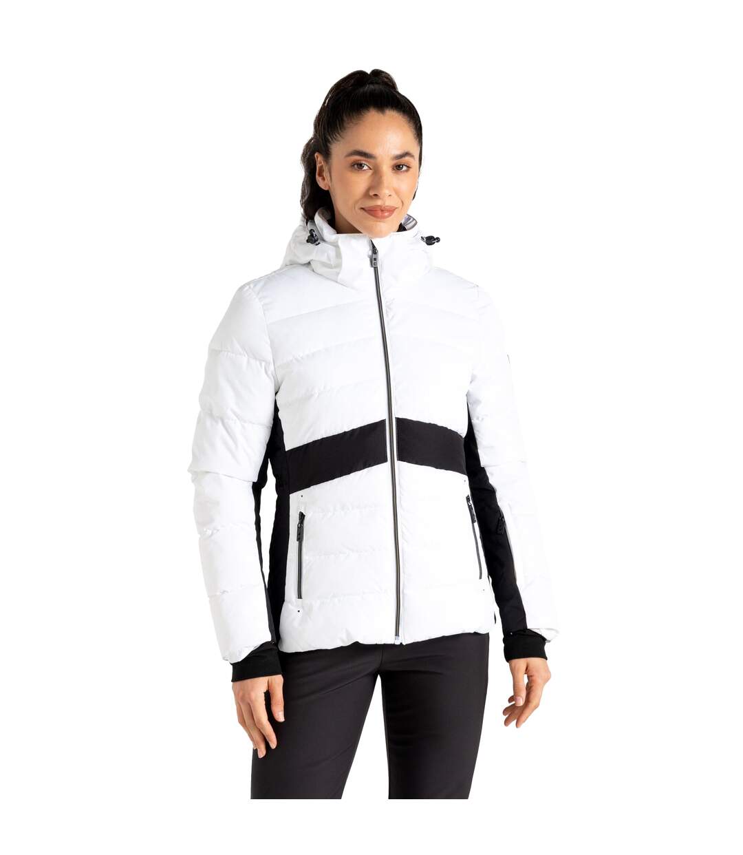 Blouson de ski glacial femme blanc / noir Dare 2B