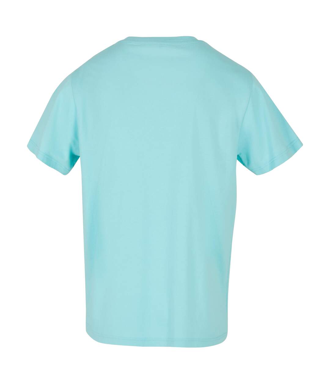 T-shirt À Col Rond Pour Hommes Bleu Béryl Build Your Brand-2