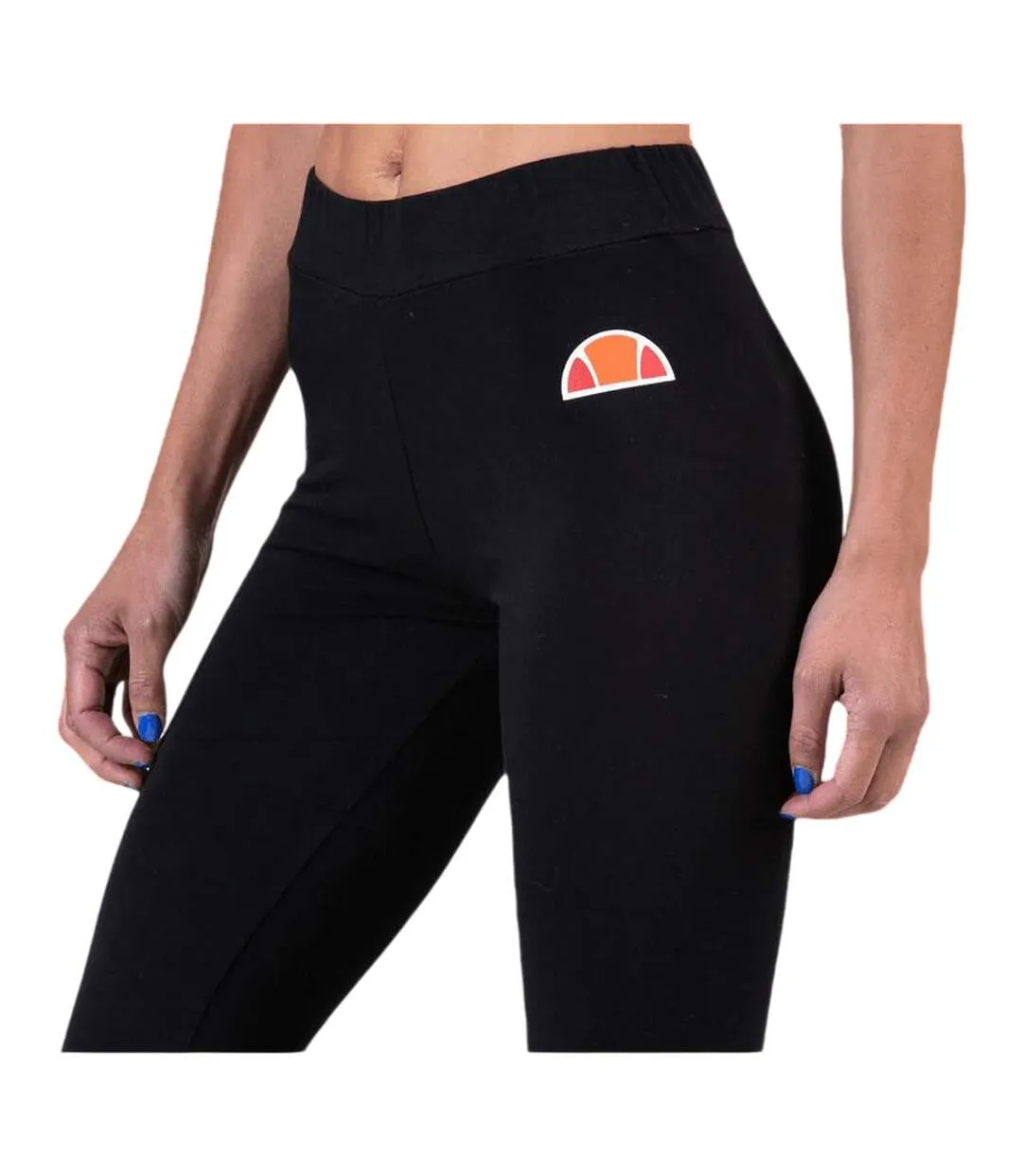 Legging Motif/style Logo Vertical Femme Anthracite Ellesse-4