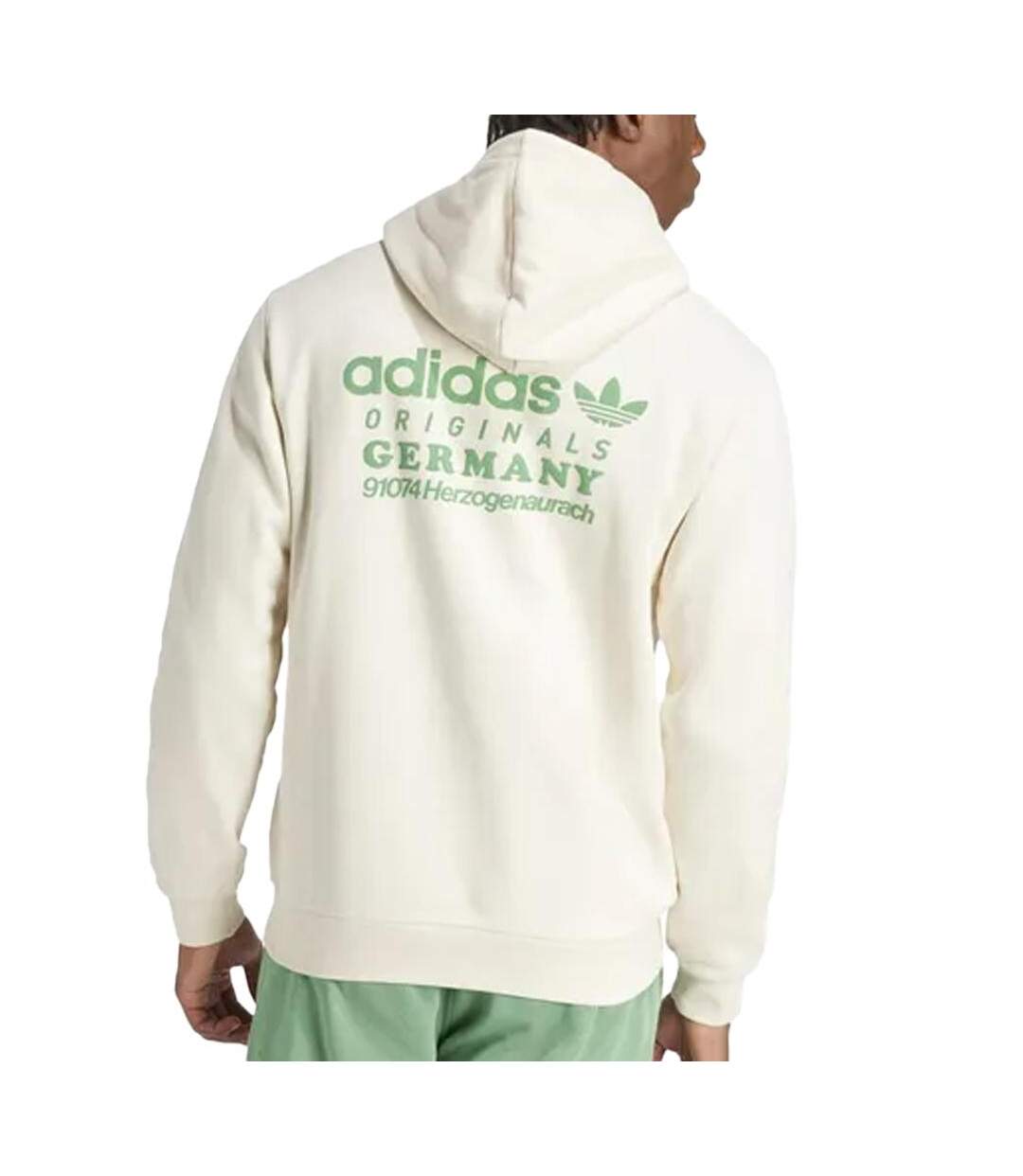 Sweat à capuche ecru homme adidas grf hoody - l-2