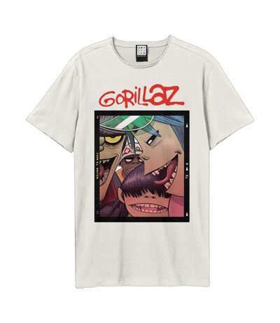 T-shirt Polaroid Slide Adulte Vieux Blanc Amplified