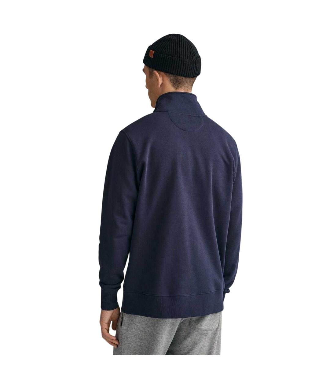 Sweat Motif/style Logo Brodé Homme Bleu Sombre Gant-2