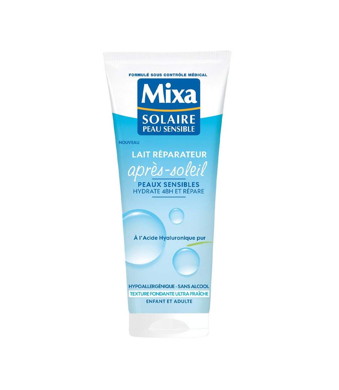 Lait réparateur après-soleil mixa peaux sensibles 200ml - 200ml-1