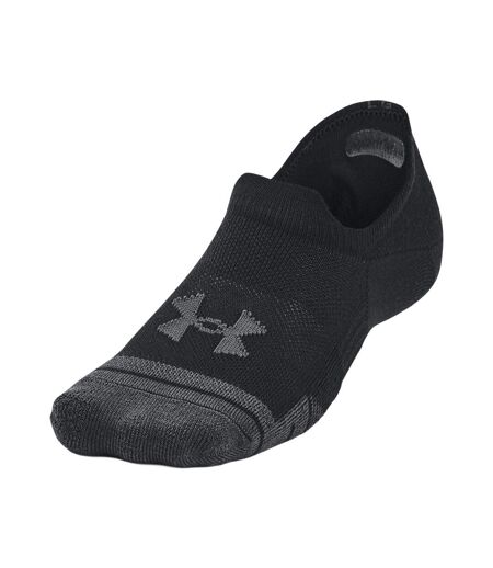 Pack Of 3  Unisex Adult Ultra-low Training Sports Socks  Black Under Armour