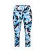 Legging Motif/style Abstrait Femme Bleu Clair Dare 2B-1