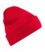 Bonnet À Revers Recyclé Original Rouge Beechfield-2