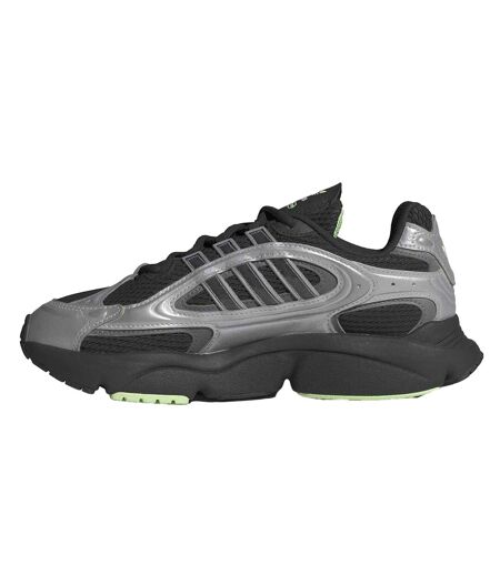 Womens/ladies Ozmillen Trainers Carbon Black Adidas