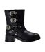 Bottes De Moto Becase Femme Noir Steve Madden-1