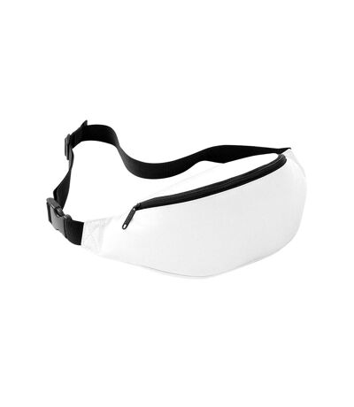 Waist bag one size white Bagbase