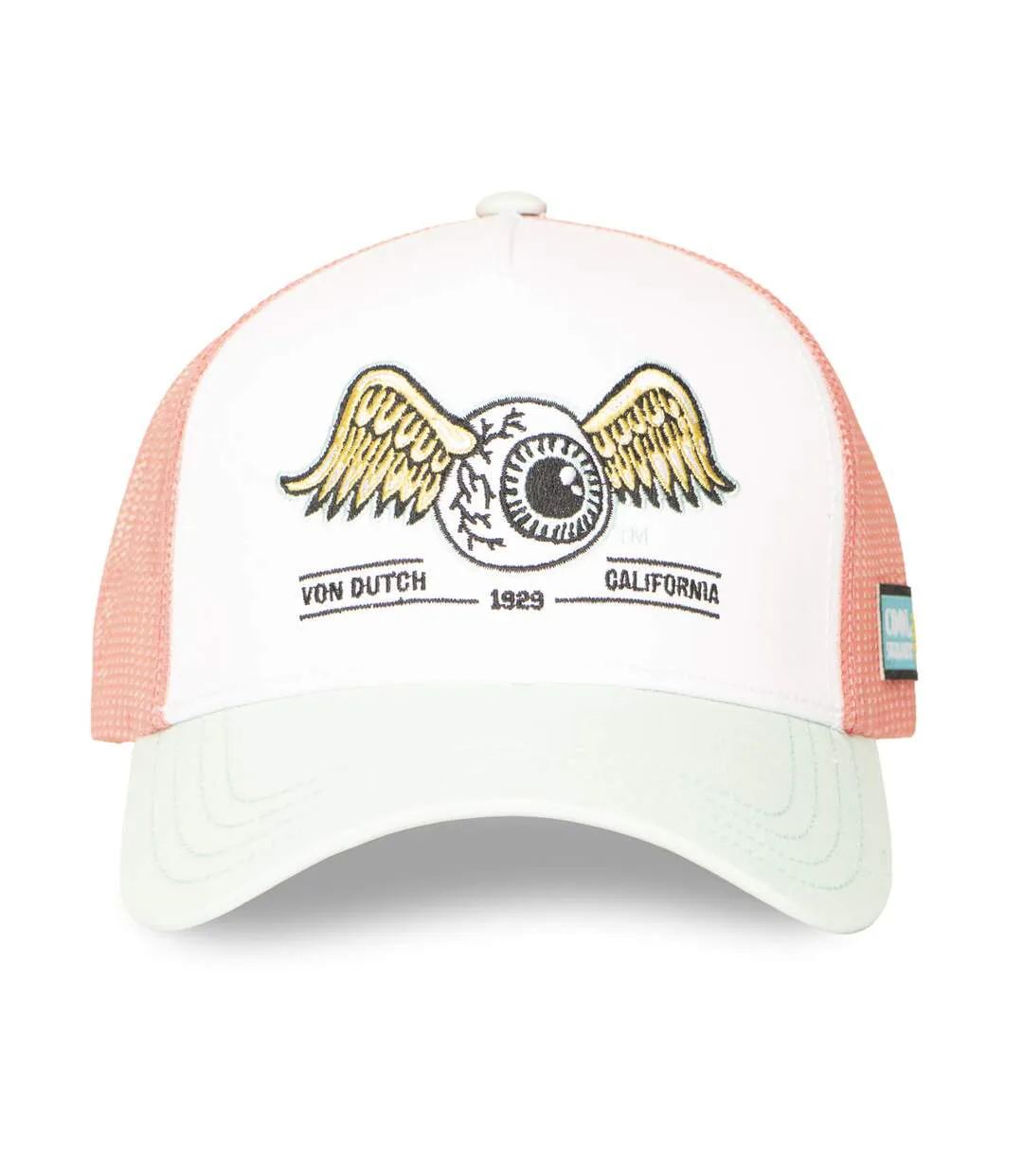 Casquette trucker avec filet et devant avec broderie Surf Vondutch-2