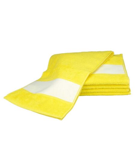 A&R Towels Subli-Me Sport Towel (Bright Yellow) - UTRW6042