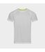 Stedman Mens Active Raglan Mesh T-Shirt (White) - UTAB343