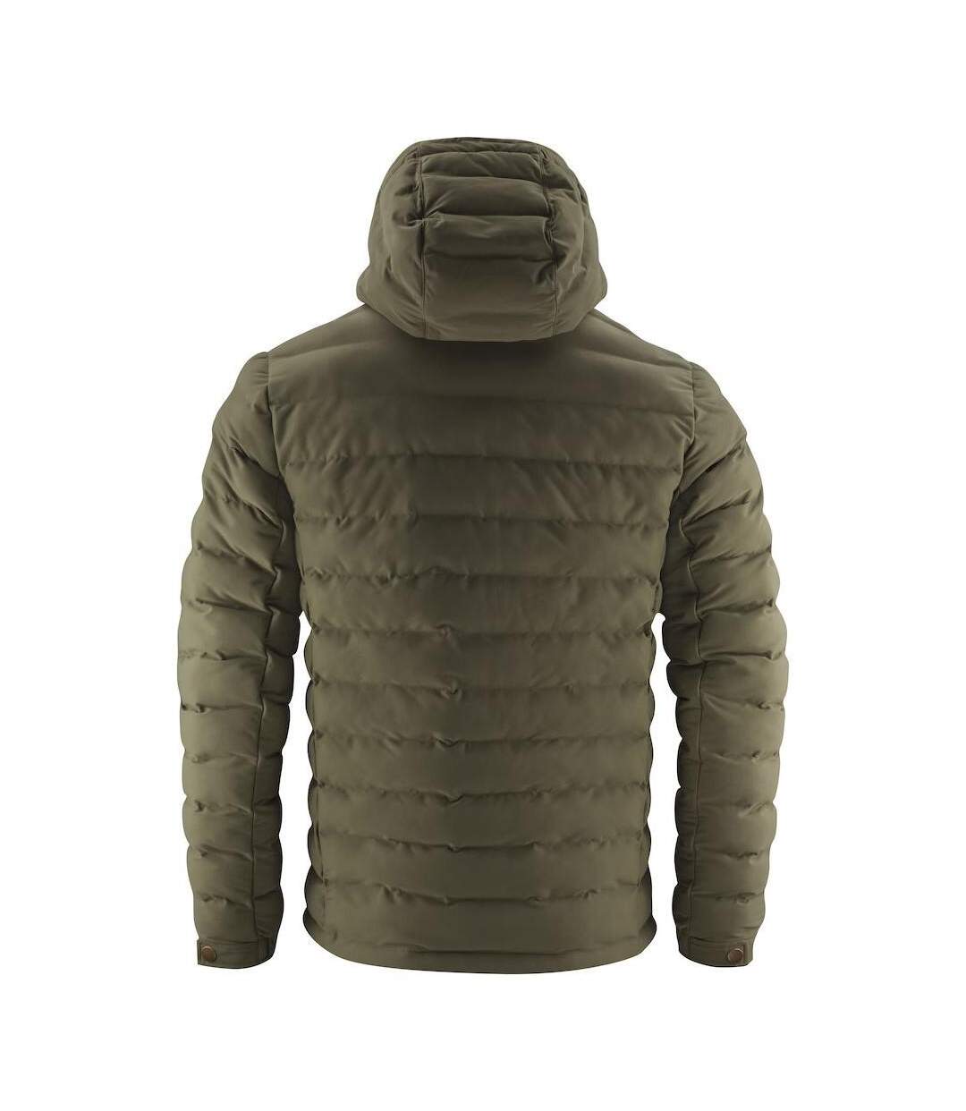 Doudoune Matelassée Woodlake Homme Vert Kaki Foncé James Harvest-2