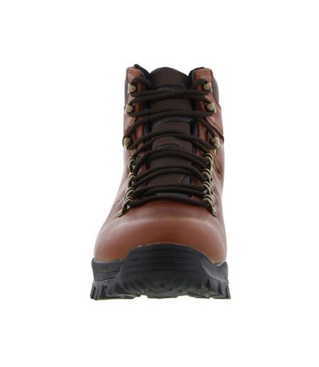 Johnscliffe Mens Canyon Leather Superlight Hiking Boots (Conker Brown) - UTDF552
