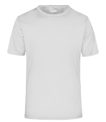 t-shirt respirant JN358 - blanc - col rond - Homme