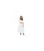 Womens/ladies Bardot Crop Top White Brave Soul-1