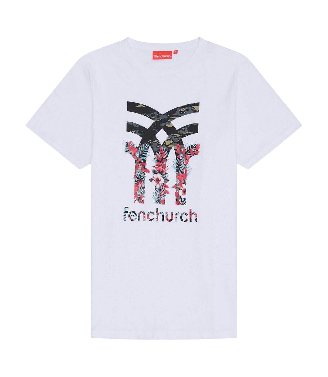 Mens Prinevil T-shirt White Fenchurch-1