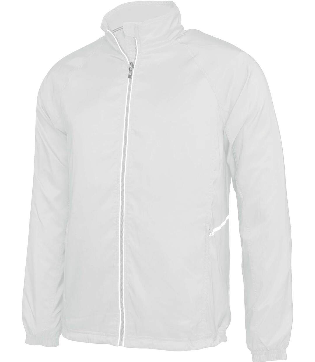 Veste survêtement sport PA342 - blanc - homme-2