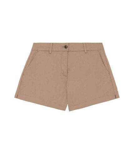 Native Spirit Womens/Ladies Casual Shorts (Wet Sand) - UTPC5148