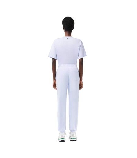 Womens/ladies Loungewear Fleece Relaxed Fit Joggers Blue Lacoste