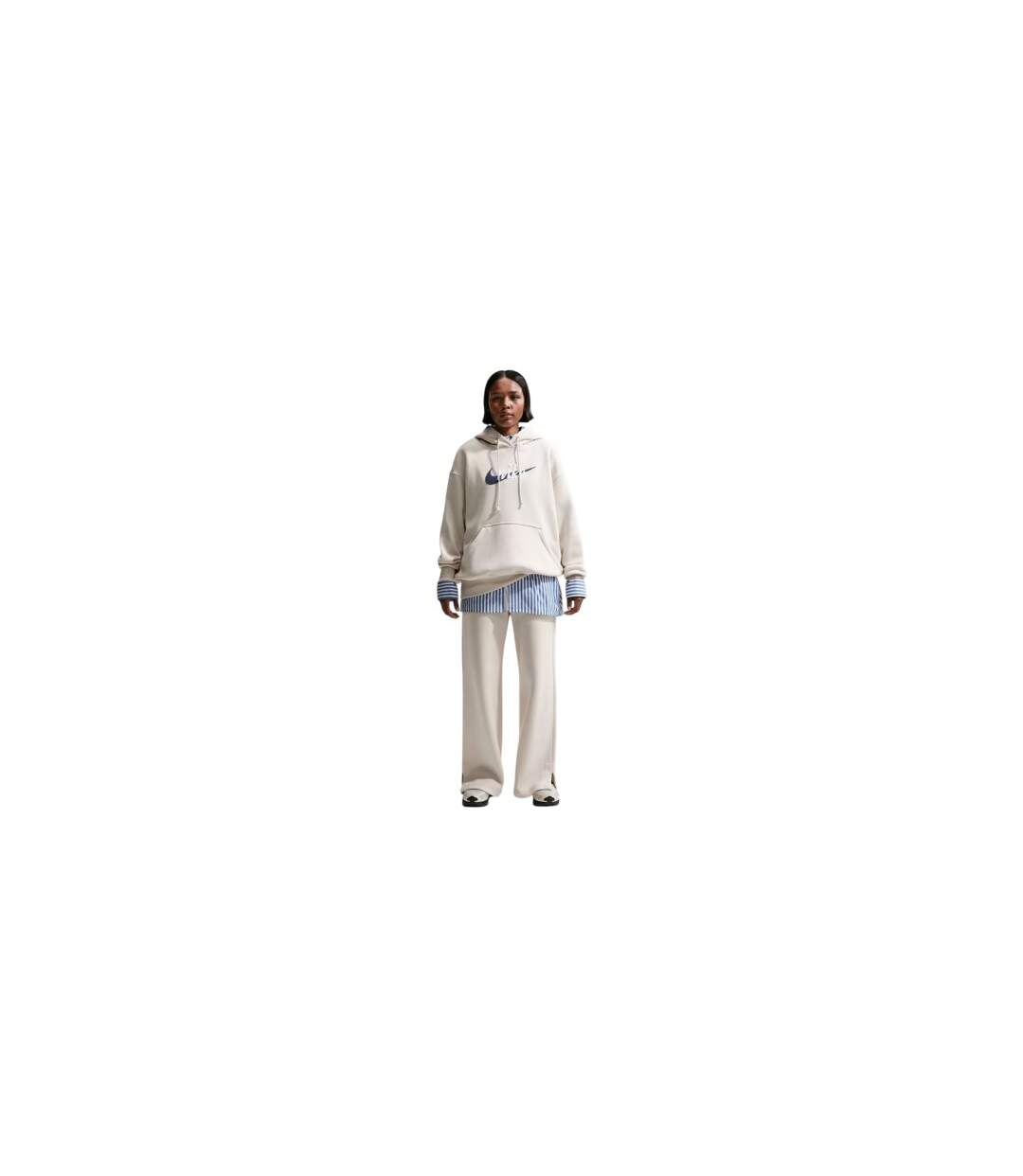 Pantalon De Jogging Femme Blanc Cassé Blanc Nike-1