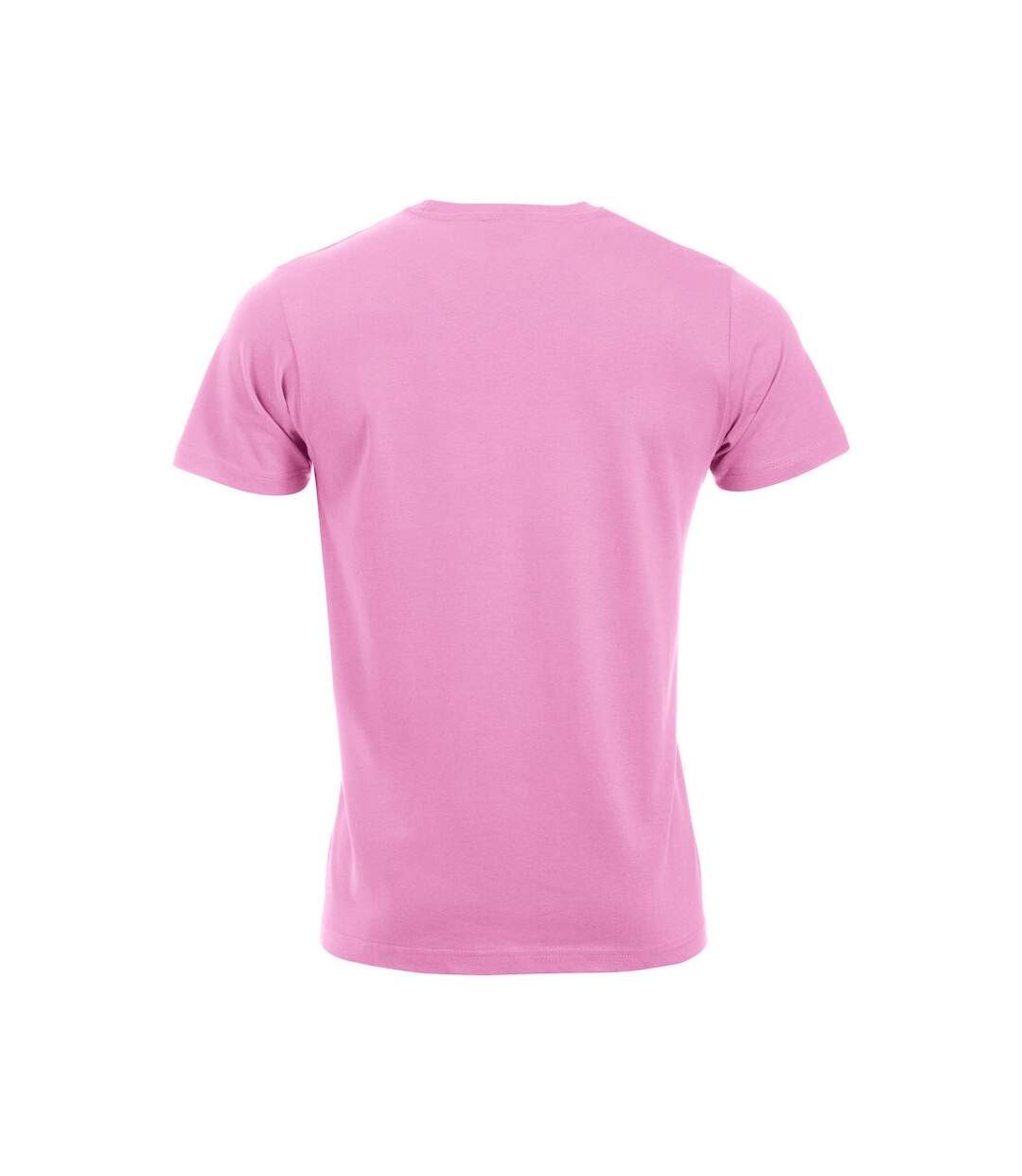Mens New Classic T-shirt Bright Pink Clique-2