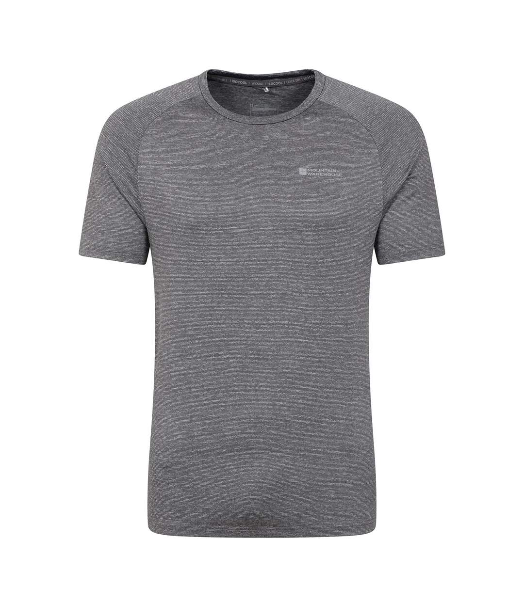 T-shirt agra homme gris foncé Mountain Warehouse-1