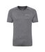T-shirt agra homme gris foncé Mountain Warehouse-1