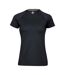 Tee Jays Womens/Ladies CoolDry Sporty T-Shirt (Black)