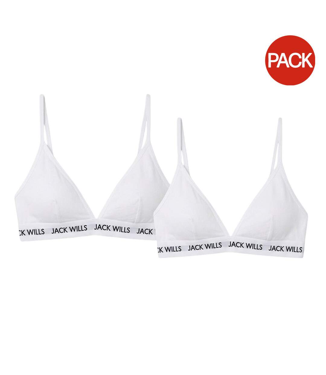 Lot De 2  Brassières Biddstone Femme Blanc Jack Wills-2