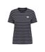 T-Shirt marine/blanc femme only liva-3