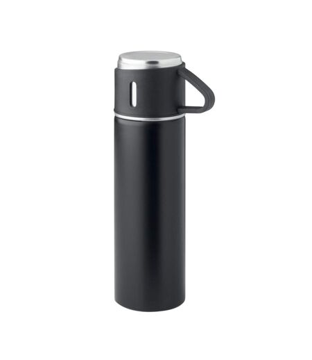 Tonia double-walled 420ml flask one size black MidOcean