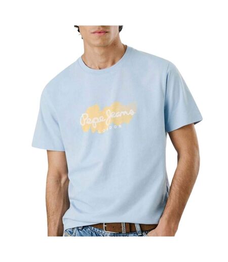 T-shirt bleu homme pepe jeans milton - l