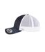 Casquette Motif/style Deux Tons Bleu Marine Blanc Flexfit-3