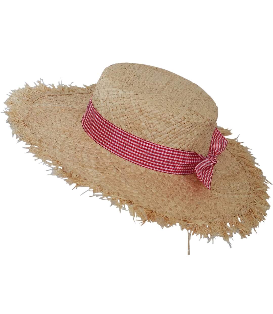 Chapeau de paille vichy-1