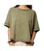 T-shirt kaki femme kaporal visioe25 - m-1
