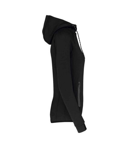 Proact Womens/Ladies Performance Hooded Jacket (Black) - UTPC6398