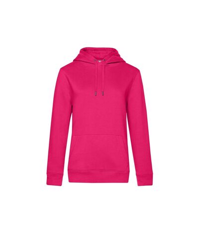 Womens/ladies queen hoody magenta pink B&C