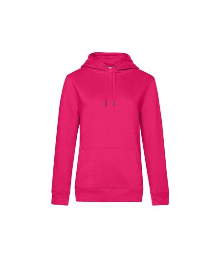 Womens/ladies queen hoody magenta pink B&C