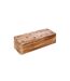 Jeu Domino en Bois Déco 16cm Marron