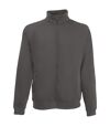Fruit Of The Loom Mens Premium 70/30 Full Zip Sweatshirt Jacket (Light Graphite)