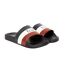 Mens stripe sliders marine/white/red FCUK