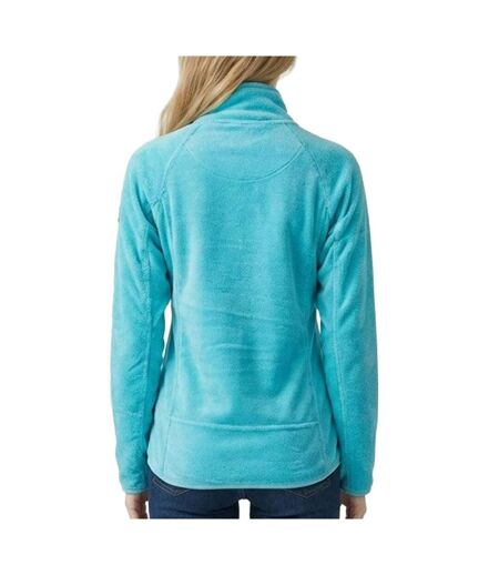 Veste polaire turquoise femme compagnie des ameriques carla