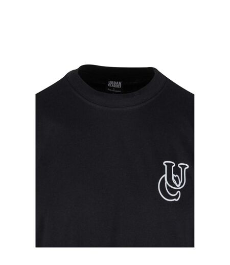 T-shirt Motif/style Brillant Homme Noir Urban Classics