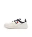 Baskets blanches/marine homme tommy hilfiger retro-1